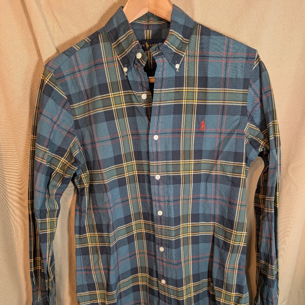 Ralph Lauren Plaid Oxford Shirt - Men S